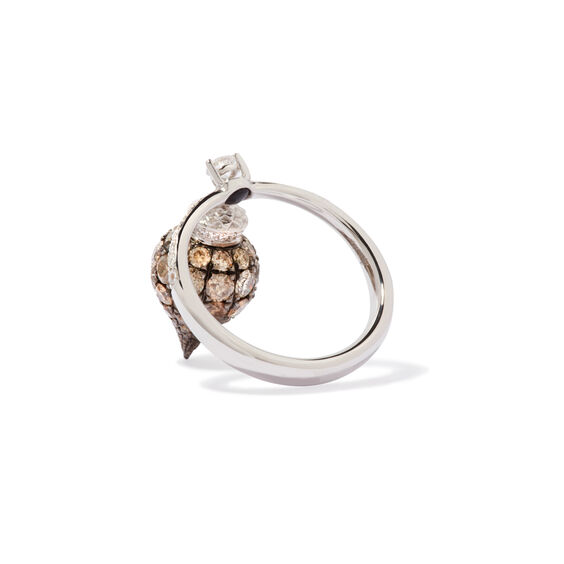 Touch Wood 18ct White Gold Diamond Ring | Annoushka jewelley